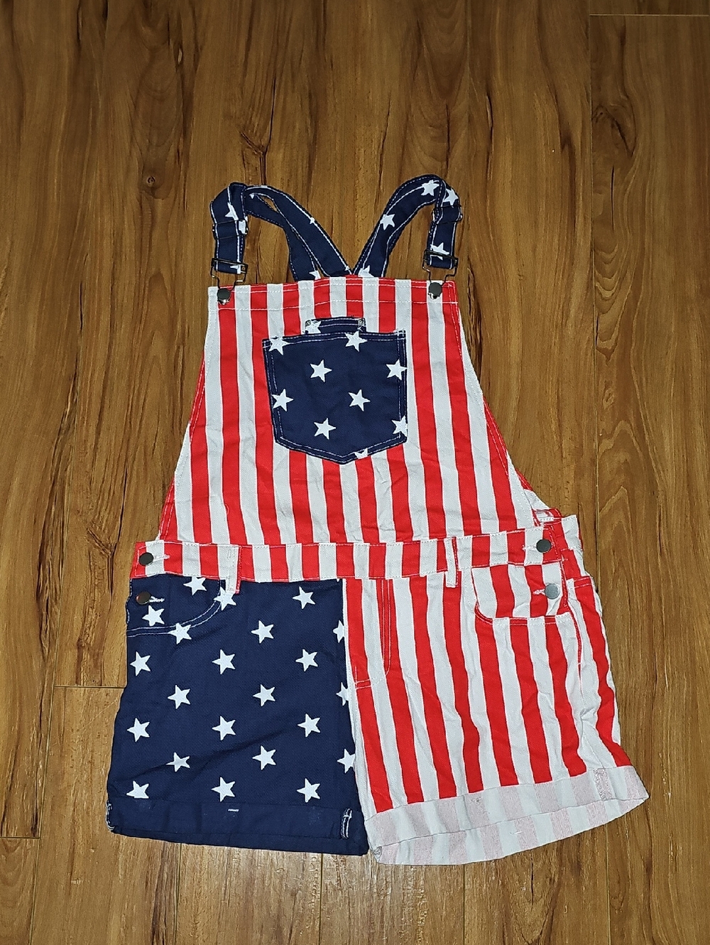 Unbranded United States Flag Design Shortalls